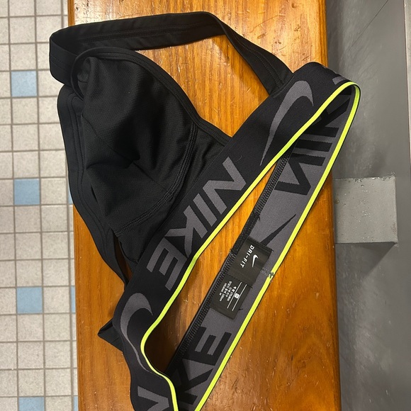 Nike Black jockstrap with Yellow Accents - Picture 3 of 5